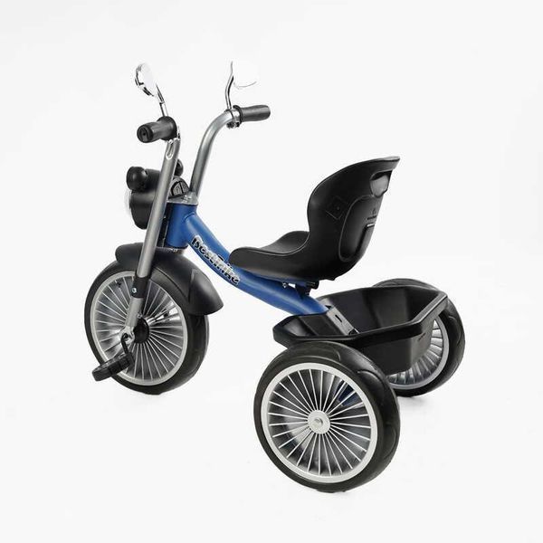 Триколісний велосипед для дітей Best Trike металева рама музична фара сидіння зі спинкою BS-68096 фото