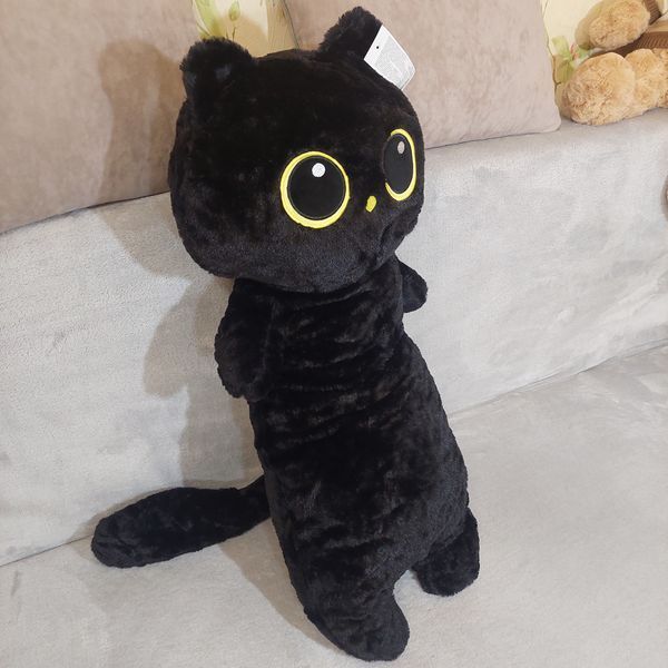 Мягкая игрушка "Котик" 81 см пушистый плюшевый друг для детей без упаковки идеален для объятий и игры. 18225 фото