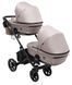 Коляска 2 в 1 для двойни Bair Kiwi DUO Soft BKD-455-1 капучино 2917329235 фото 4