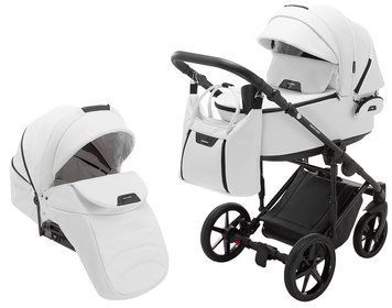 Коляска 2 в 1 Adamex Porto Light ECO SA-1 белый 2689444444 фото