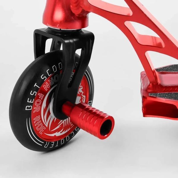 Трюковий самокат Best Scooter HIC-система алюмінієва рама колеса 110мм пегі для трюків з нековзними гріпсами 46409 фото