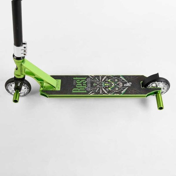Трюковой самокат Best Scooter HIC-система алюминиевая рама полиуретановые колеса 110мм пеги для трюков 60 см 53442 фото