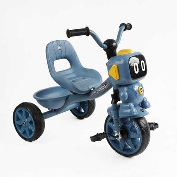 Трехколесный велосипед для детей Best Trike стальная рама сиденье со спинкой музыкальная игрушка на руле BS-40506 фото