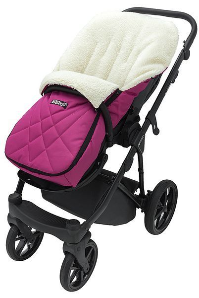 Зимовий конверт Babyroom Wool N-8 малиновий для дітей до -25&deg;C з хутряною підкладкою та захистом від вітру 2424275984 фото