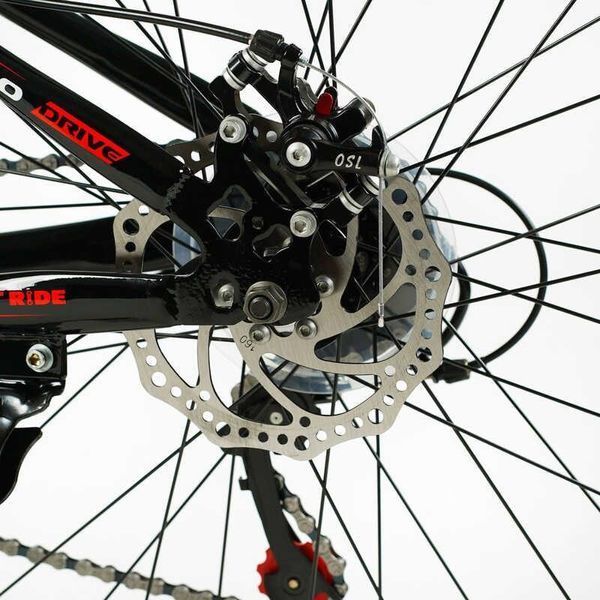 Спортивный велосипед горный 26" CORSO INTENSE стальная рама 13" скорости 21 для подростков рост 135-150 см NT-26573 фото