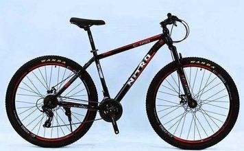 Спортивный велосипед горный 29" Corso NEW NITRO рама 17" сталь дисковые тормоза 21 скорость рост 155-170 см NT-75188 фото