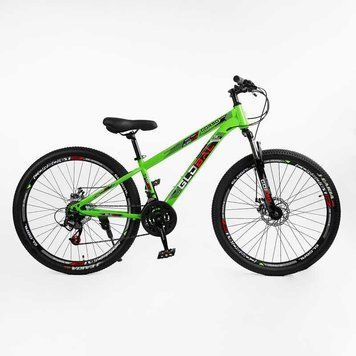 Спортивный велосипед горный 26" Corsо GLOBAL стальная рама 13" скорости 21 для подростков рост 135-150 см GL-26097 фото