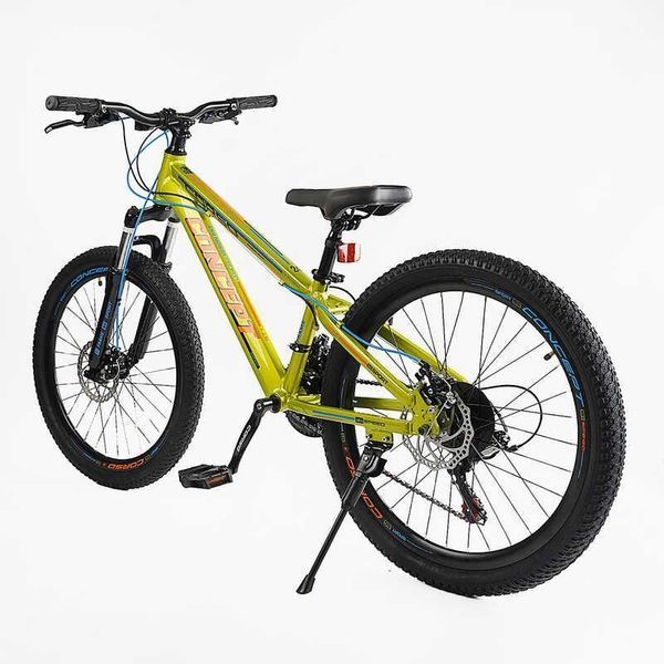 Спортивный велосипед детский горный 24" Corso &laquo;CONCEPT&raquo; рама 11" скорости 21 подростковый для детей 120-135 см CP-24010 фото