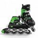 Ролики для дітей 29-33 розмір зелений з підсвічуванням коліс регульовані з надійною фіксацією дитячі 2566528593 фото 2