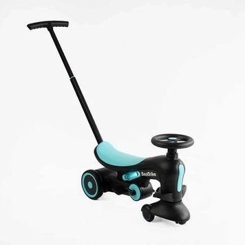 Велосипед-толокар для детей Best Trike с родительской ручкой легкий с полиуретановыми колесами BST-8130 фото