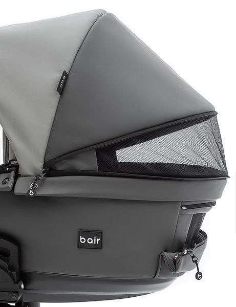 Коляска 2 в 1 для двойни Bair Kiwi DUO серый графит универсальная складная с люльками и прогулочными блоками 2525638484 фото