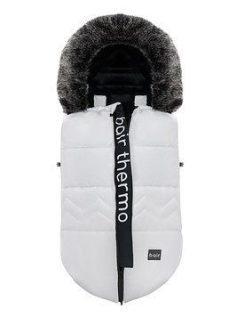 Зимовий конверт Bair Alaska Thermo білий для колясок з регульованим капюшоном для дітей до 3-х років 2780782709 фото