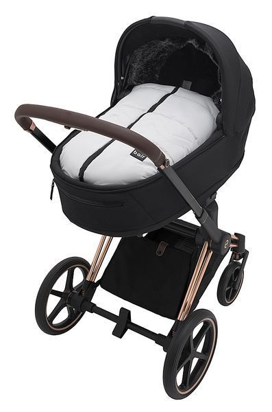 Зимовий конверт Bair Alaska Thermo білий для колясок з регульованим капюшоном для дітей до 3-х років 2780782709 фото