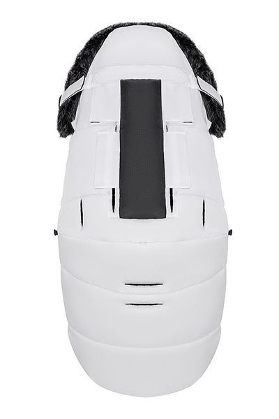 Зимовий конверт Bair Alaska Thermo білий для колясок з регульованим капюшоном для дітей до 3-х років 2780782709 фото