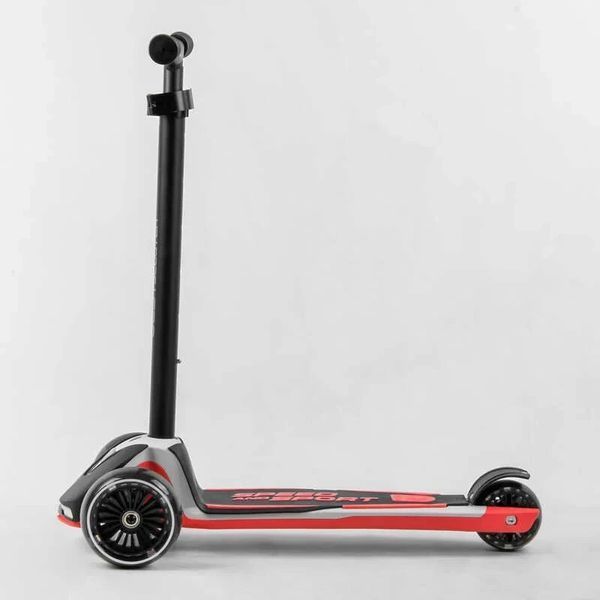 Триколісний самокат Best Scooter MAXI для дітей з регульованим алюмінієвим кермом та світлом коліс 4-8 років HW-00505 фото