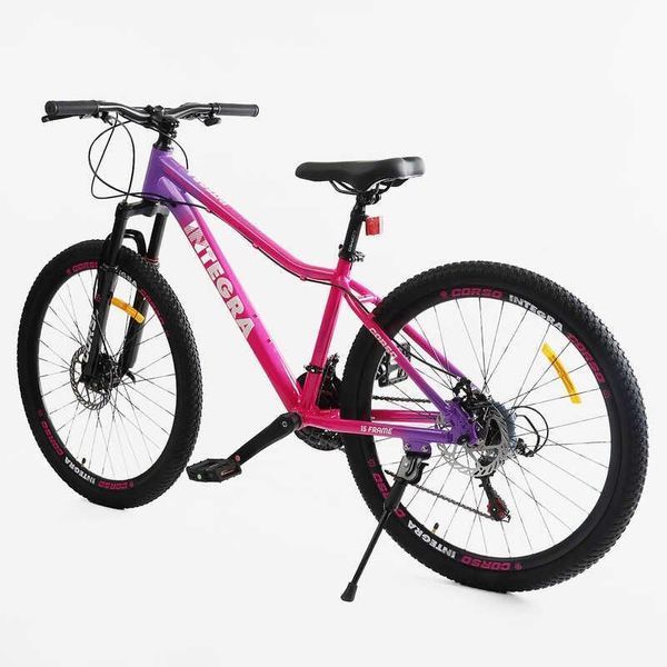 Спортивный велосипед Corso Integra 26" алюминиевая рама 15" скорость 21 дисковый тормоз рост 140-155 см NG-26006 фото