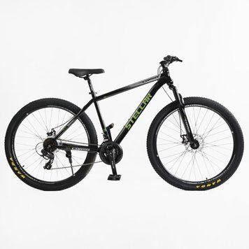 Спортивный велосипед горный 29" Corso Stellar рама 21" стальная дисковые тормоза 21 скорость рост 180-195 см TL-29122 фото