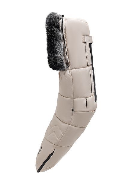 Зимовий конверт Bair Alaska Thermo для колясок бежевий для дітей 0-3 роки з регульованим капюшоном та блискавками 2780782713 фото