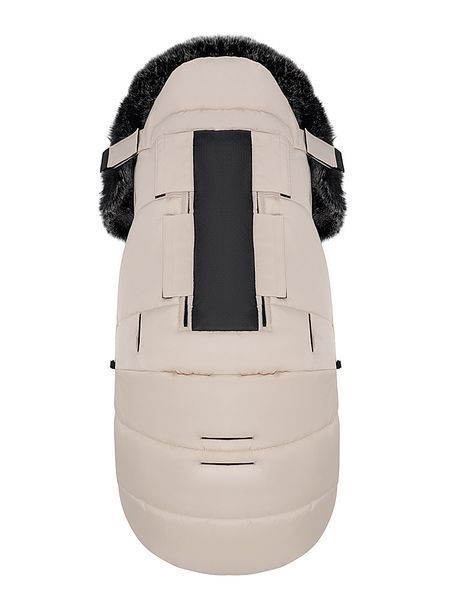 Зимовий конверт Bair Alaska Thermo для колясок бежевий для дітей 0-3 роки з регульованим капюшоном та блискавками 2780782713 фото