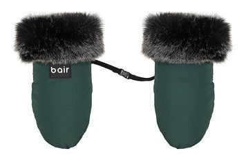 Перчатки Bair Northmuff amazing green водо- и вітронепроникні для прогулок с малышом с эко-мехом на опушке. 2780782701 фото
