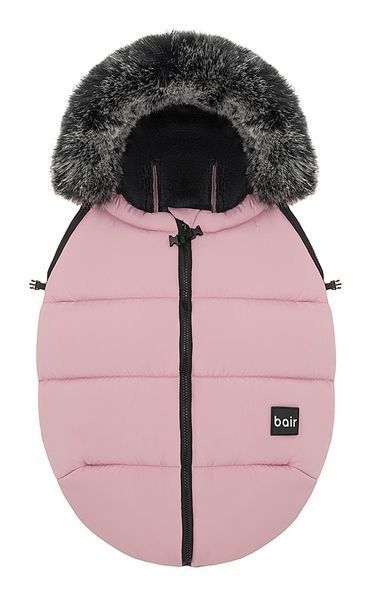 Зимний детский конверт Bair Cocon Mini dusty pink для новорожденных с капюшоном для коляски и автокресла 2749921578 фото