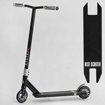 Трюковой самокат Best Scooter HOP с HIC-системой, алюминиевая дека, колеса PU 120 мм, ширина руля 58 см для N-16180 фото