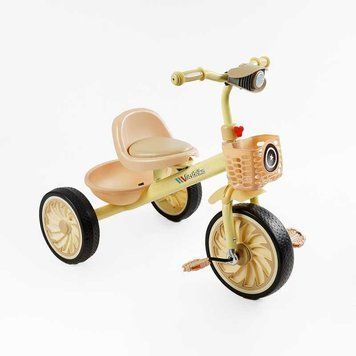 Велосипед трехколесный для детей Best Trike с металлической рамой музыкальной фарой и корзинами для игрушек BS-33260 фото