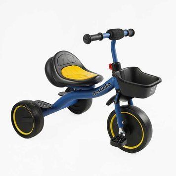 Трехколесный детский велосипед Best Trike стальная рама светомузыкальная колонка резиновые колеса BS-45602 фото