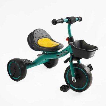 Трехколесный детский велосипед Best Trike стальная рама светомузыкальная колонка резиновые колеса BS-47603 фото