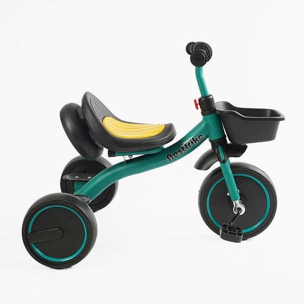 Триколісний дитячий велосипед Best Trike сталева рама світломузична колонка гумові колеса BS-47603 фото